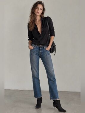 Nili Lotan “Straight Leg” Jeans